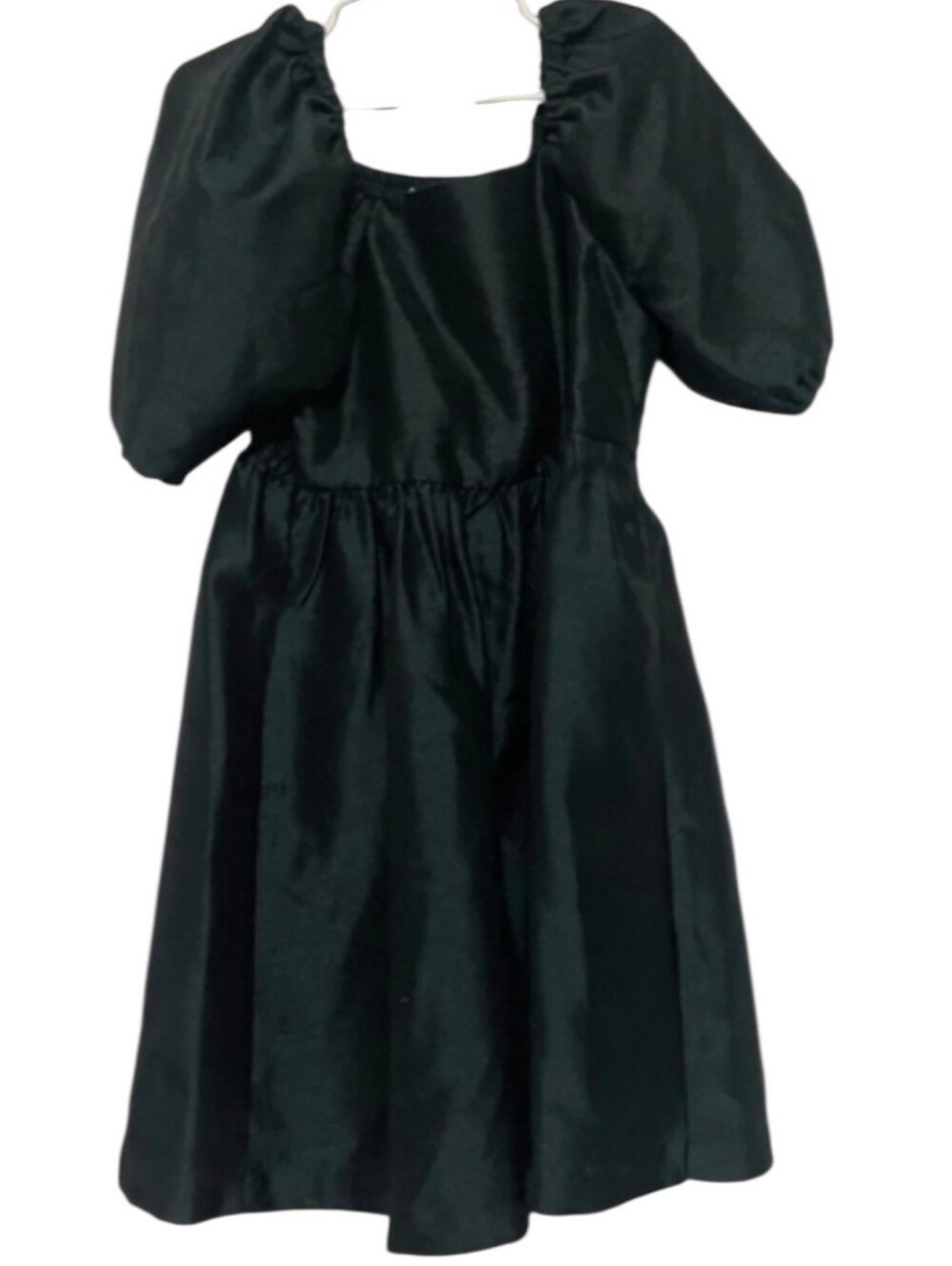 NWT Copper Key Girls Size Small 7 Green Shiny Dress Smocking Christmas